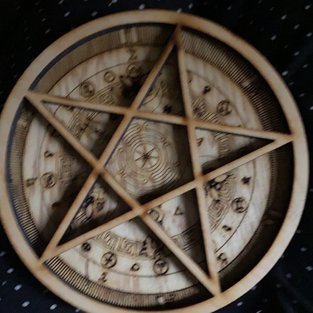 Pentacle 5 point star 🌟 pentagram grid alter
